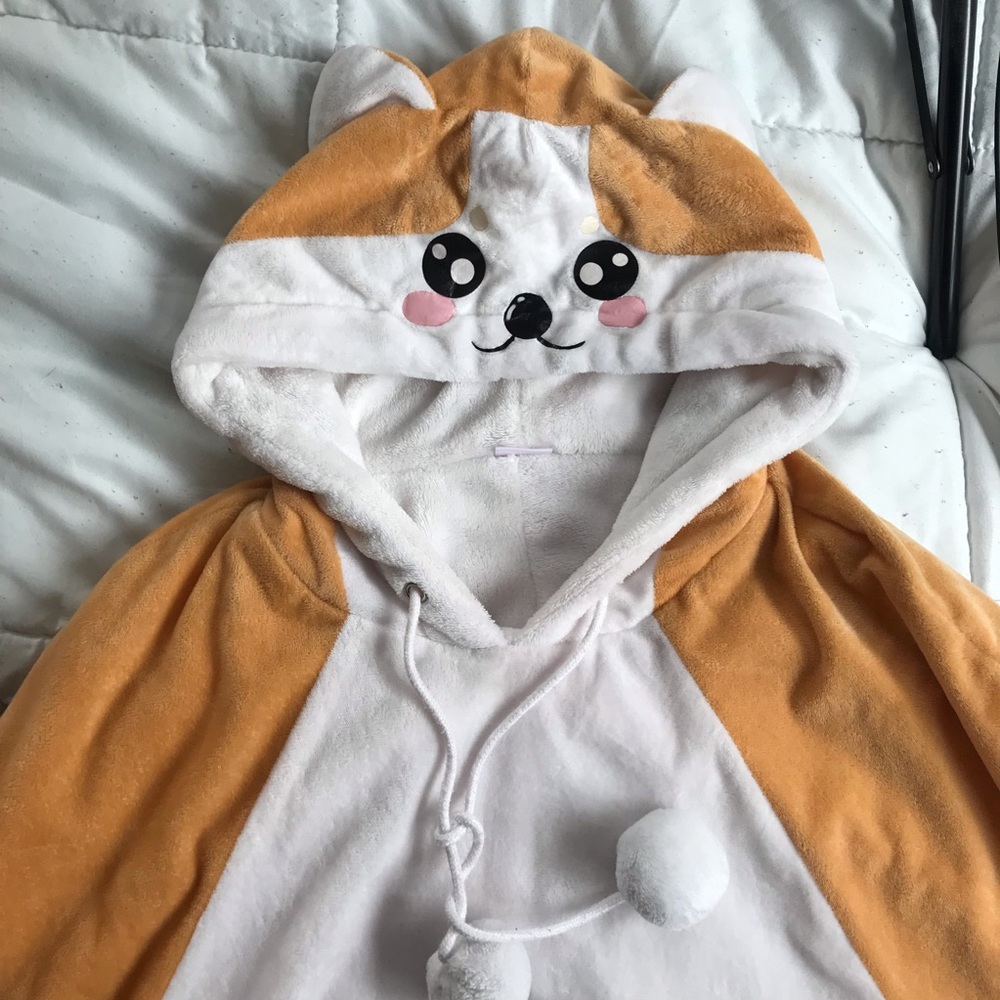 Anime dog poncho!